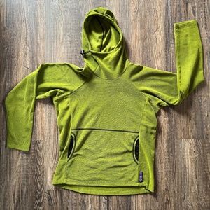 Melanzana Men's MicroGrid Hoodie, Sage Green, Medium